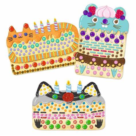 Cakes and Sweets Collage Craft Kit