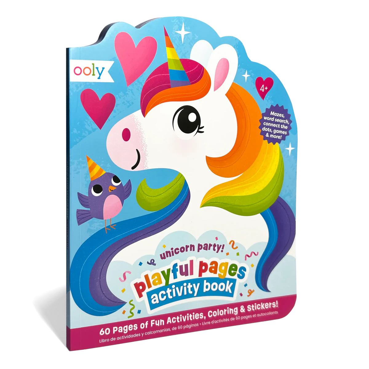 Playful Pages Activity Book - Unicorn Party Coloring Pages & Stickers