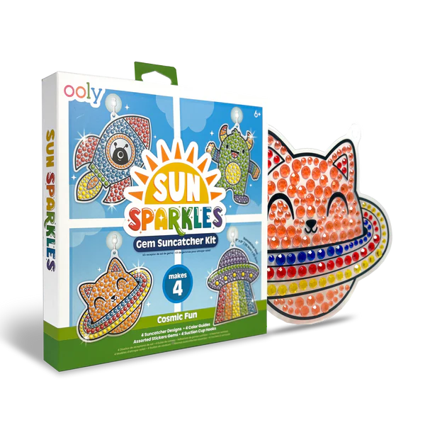 Sun Sparkles: Gem Suncatcher Kit - Cosmic Fun