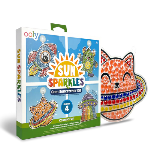 Sun Sparkles: Gem Suncatcher Kit - Cosmic Fun
