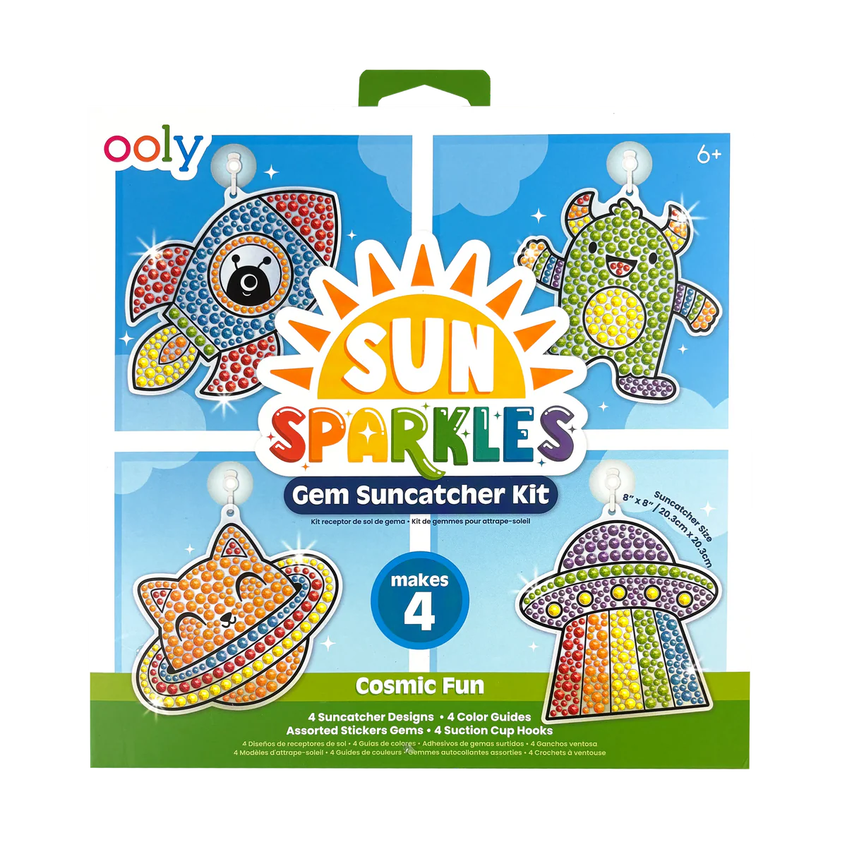 Sun Sparkles: Gem Suncatcher Kit - Cosmic Fun