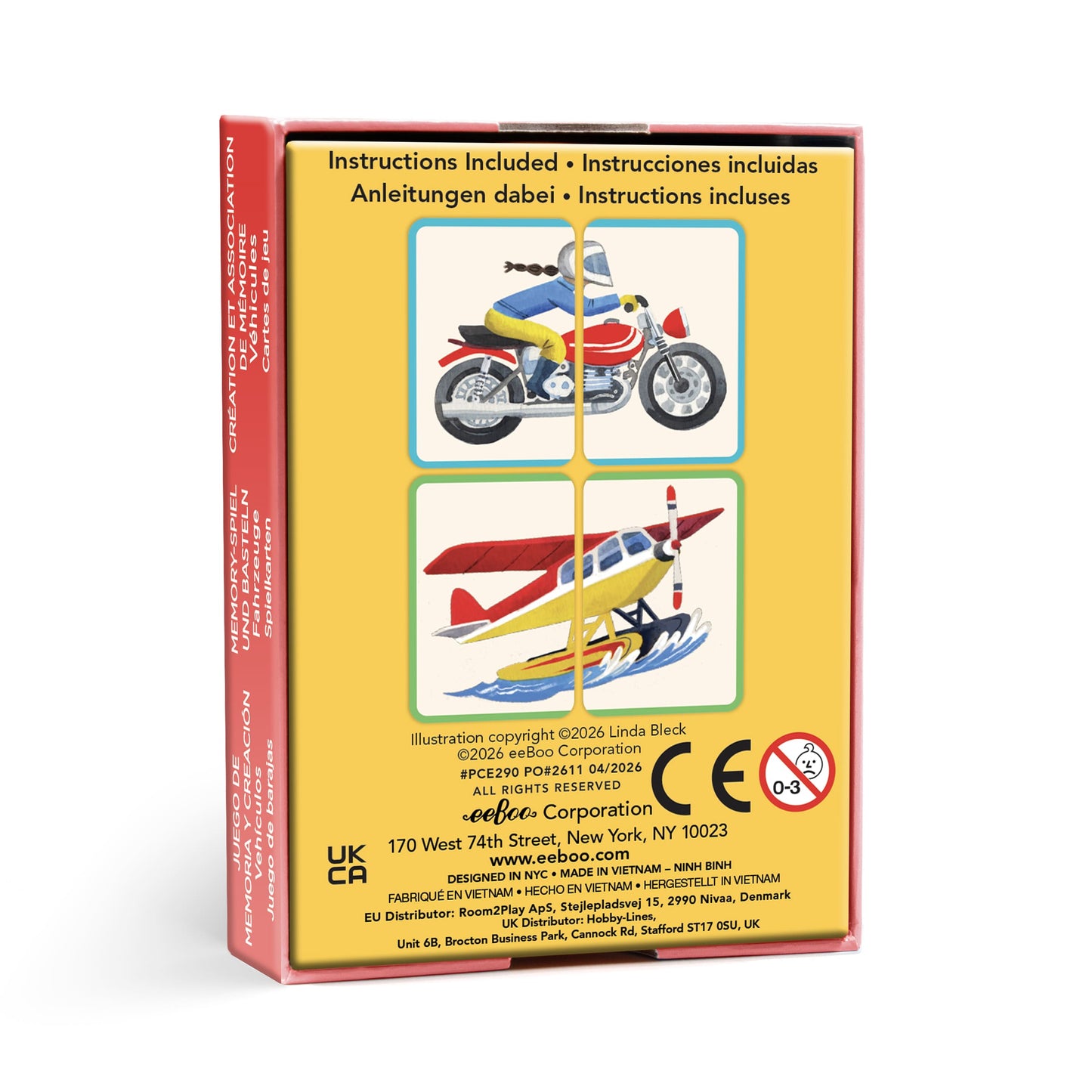 Vehicles Memory Match & Make Game