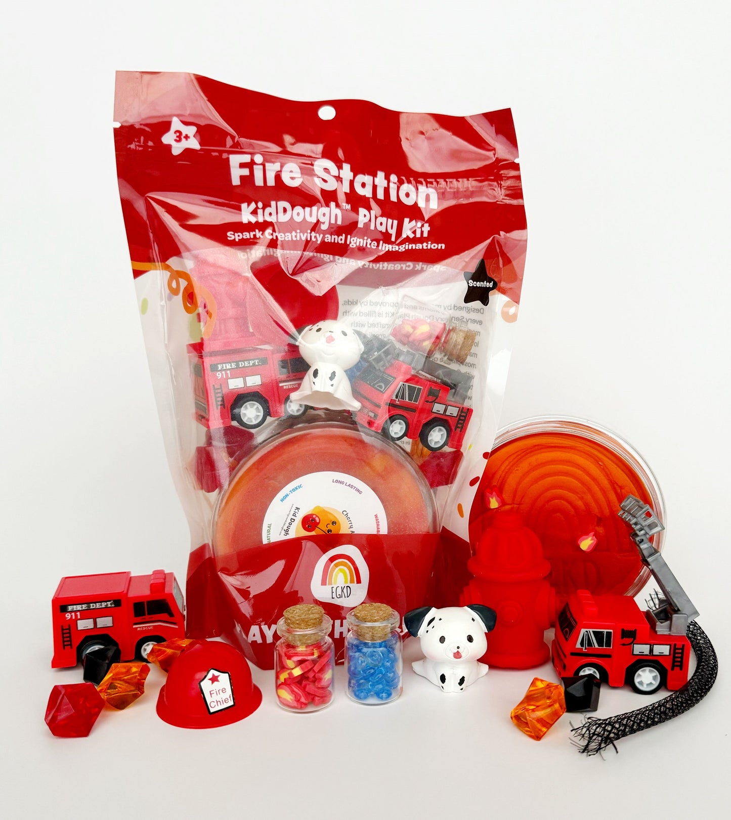 Fire Station KidDough Play Kit