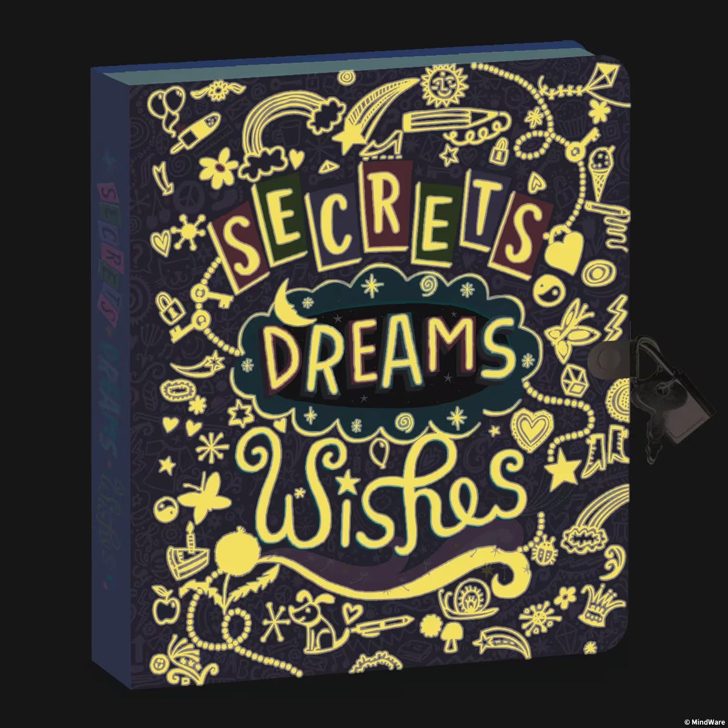 Diary: Glow in the Dark Secrets Dreams Wishes