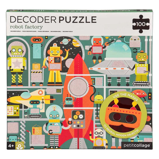 Robot Factory Decoder Puzzle