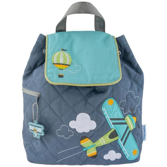 Airplane Quilted Backpack