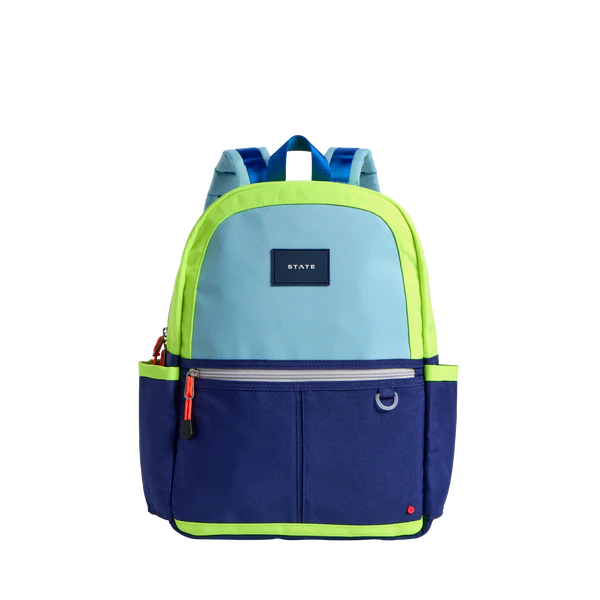 Kane Backpack, Navy/Neon