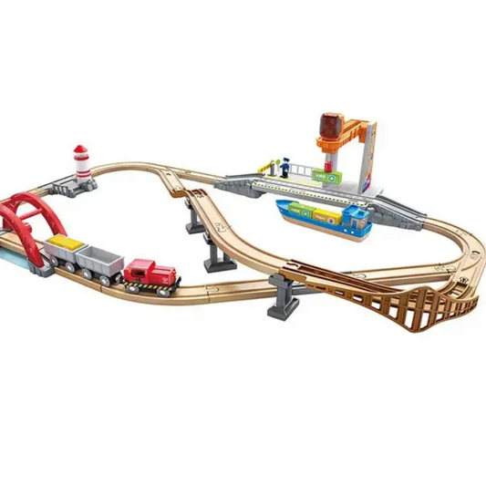 Sea & Rail Cargo Transportation Set