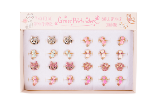 Fancy Feline Spinner Rings