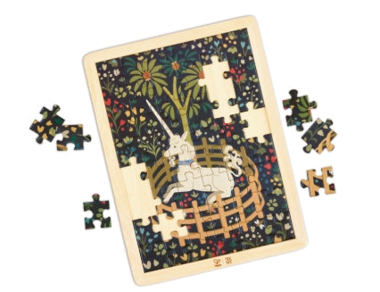 Unicorn in a Garden Puzzle