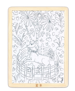 Unicorn in a Garden Puzzle