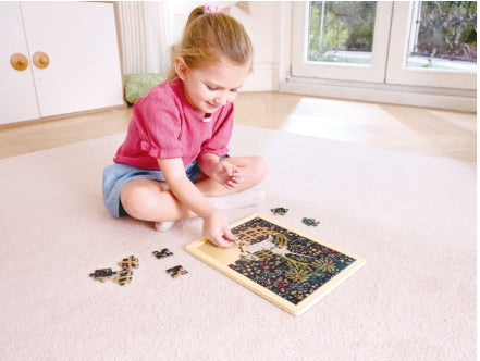 Unicorn in a Garden Puzzle