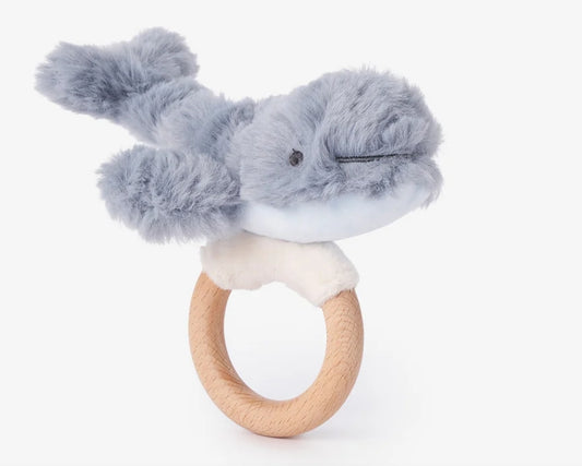 Ring Rattle Plush Whale