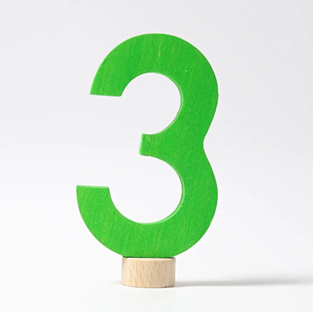 Grimm's Celebration Ring Number Ornaments - Waldorf
