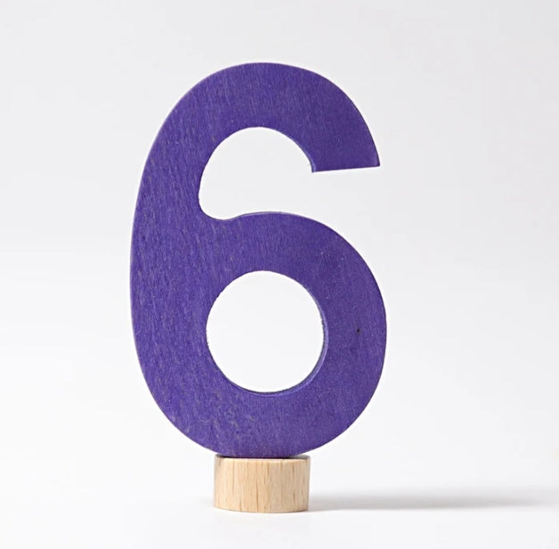 Grimm's Celebration Ring Number Ornaments - Waldorf