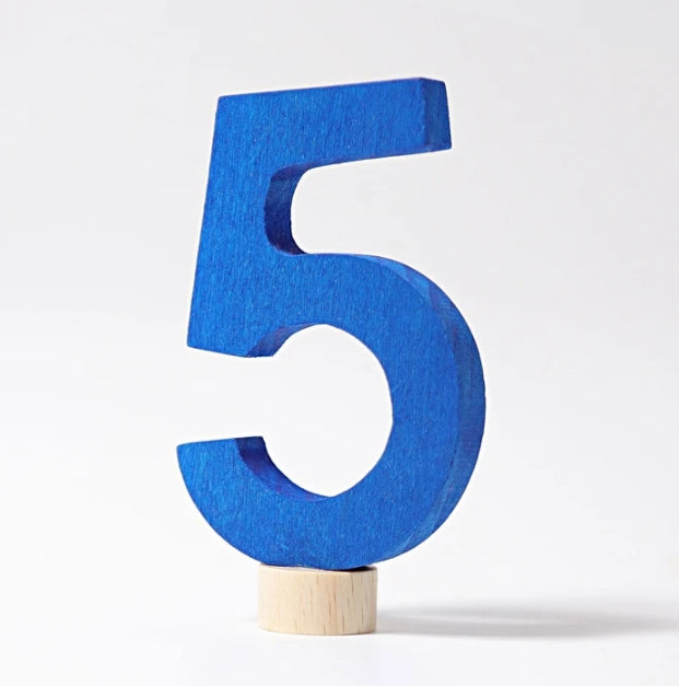 Grimm's Celebration Ring Number Ornaments - Waldorf