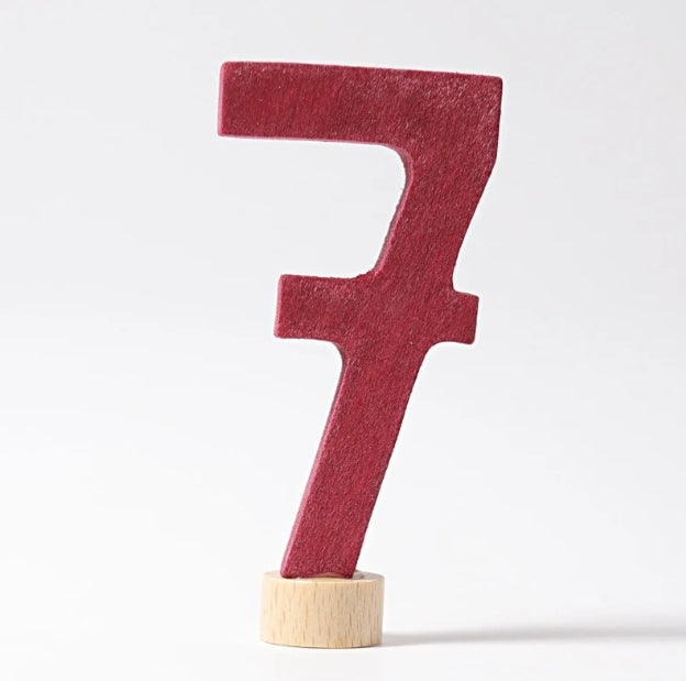 Grimm's Celebration Ring Number Ornaments - Waldorf