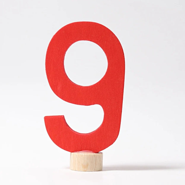 Grimm's Celebration Ring Number Ornaments - Waldorf