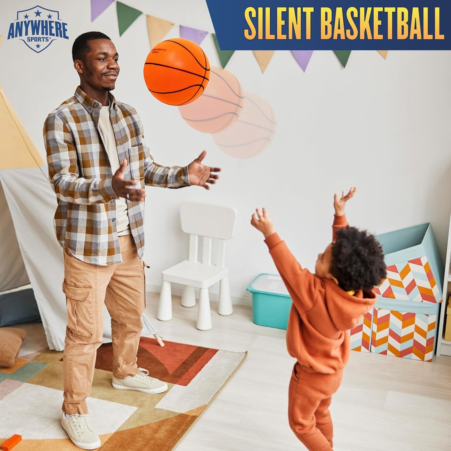 Silent 9.5" Basketball