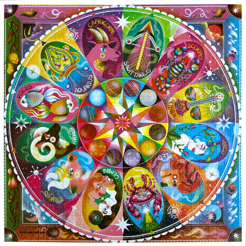 Horoscopes 1000 Piece Sq Puzzle