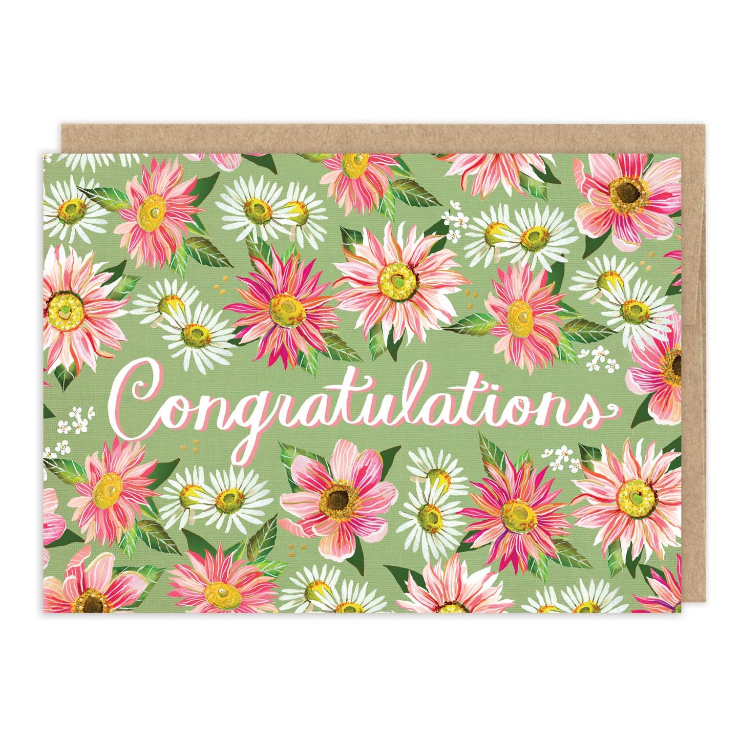 Country Blooms Congrats Card