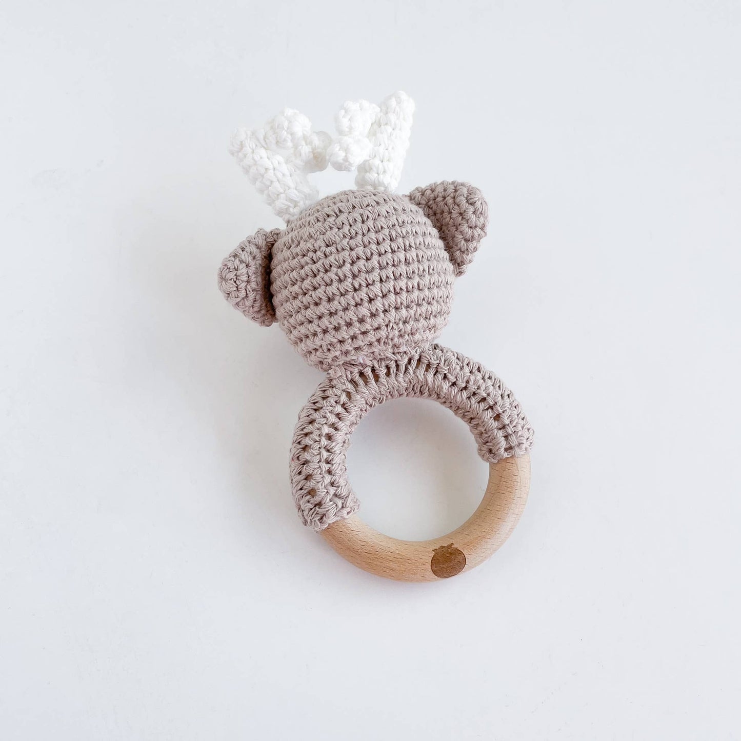 Deer Crochet Cotton Rattle