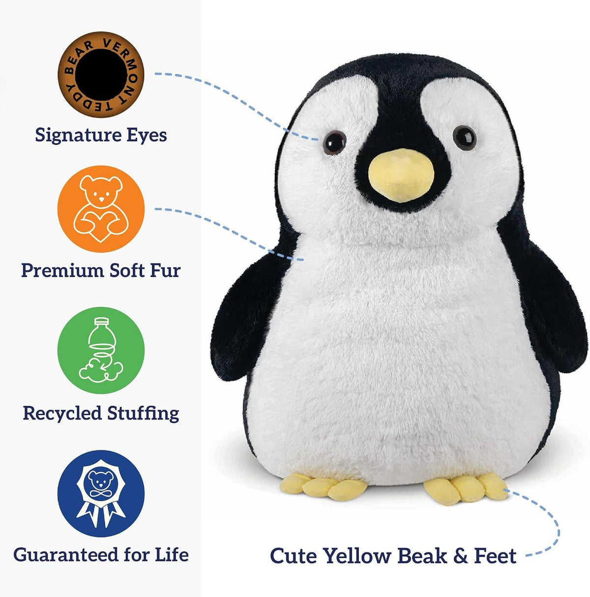 Stuffed Cuddle Penguin | 28 In. Vermont Teddy Bear Company
