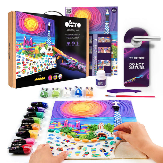 OKTO Air-Dry Clay 3D Painting Kit – #parkguellbarcelona