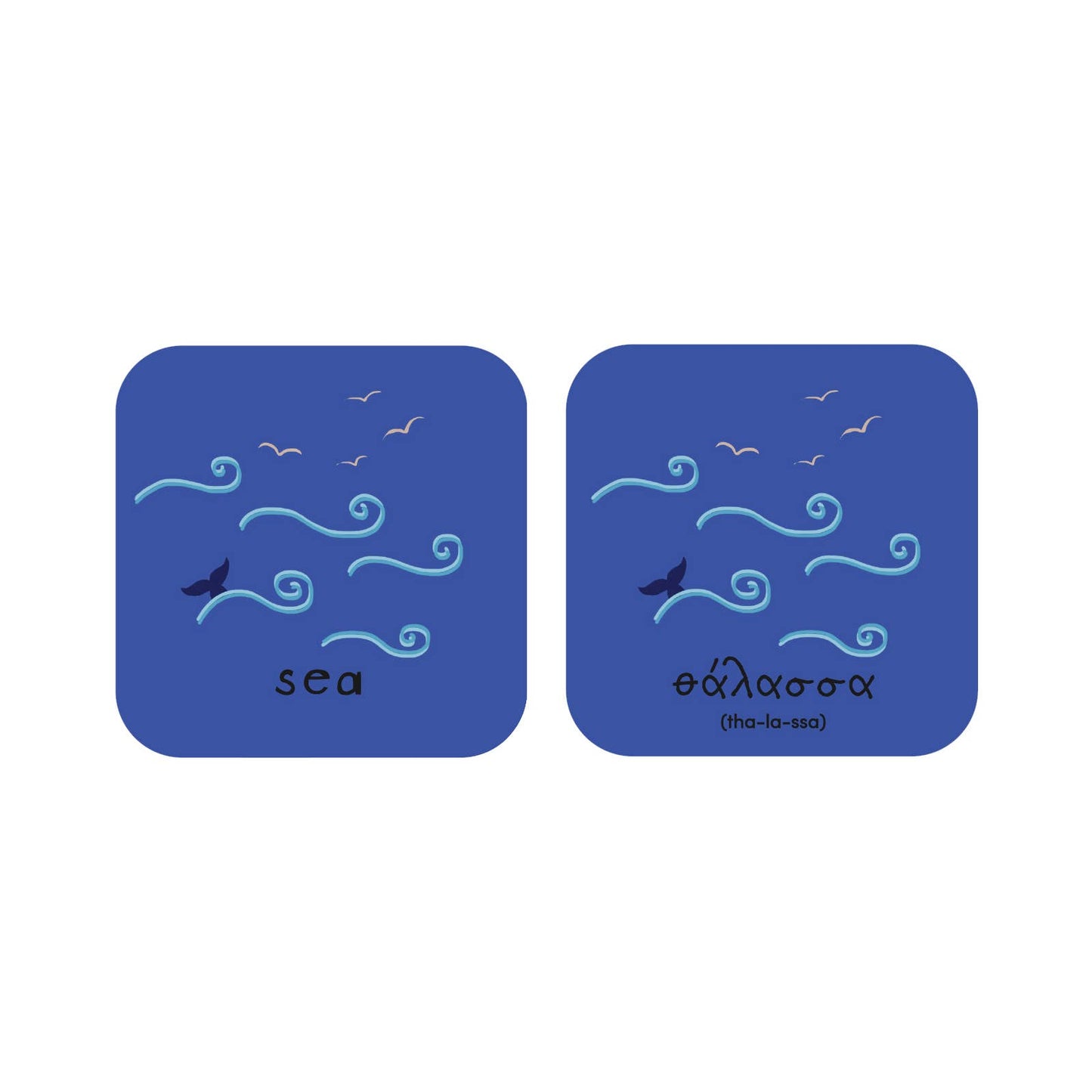 Minilingo Greek/English Bilingual Flashcards for Kids