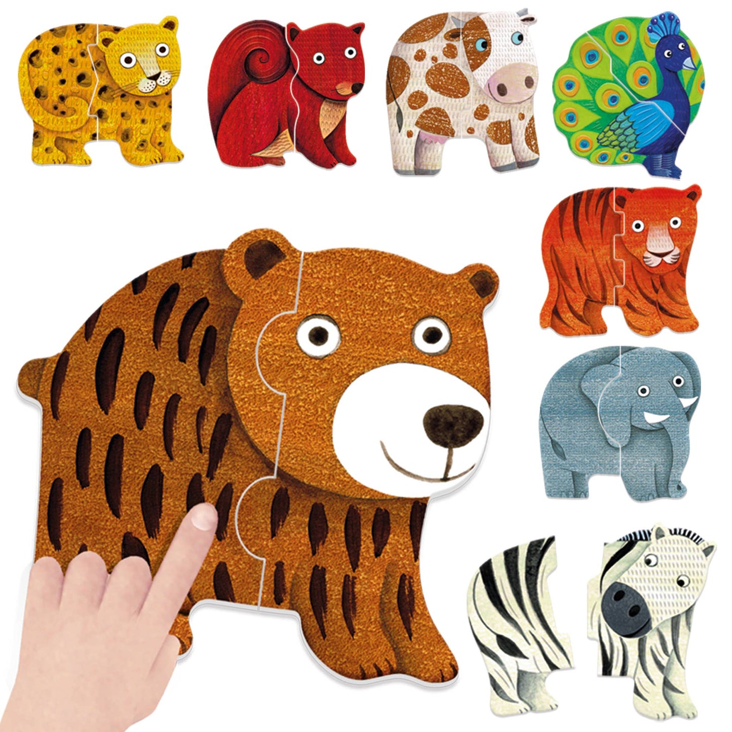 First Animal Puzzles - Educational Toy for Toddlers