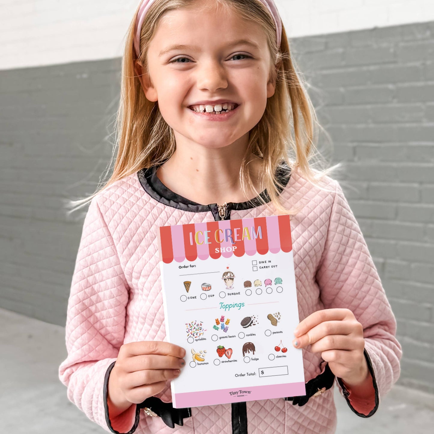 Inklings Tiny Town™ Play Notepad - Ice Cream Shop