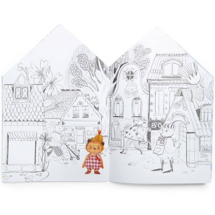 Victorian House Coloring book (20 pages) w/150 stickers