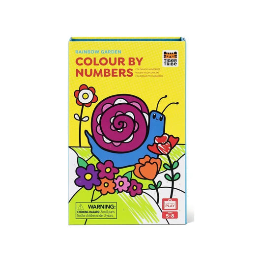 Color By Numbers - Rainbow Garden