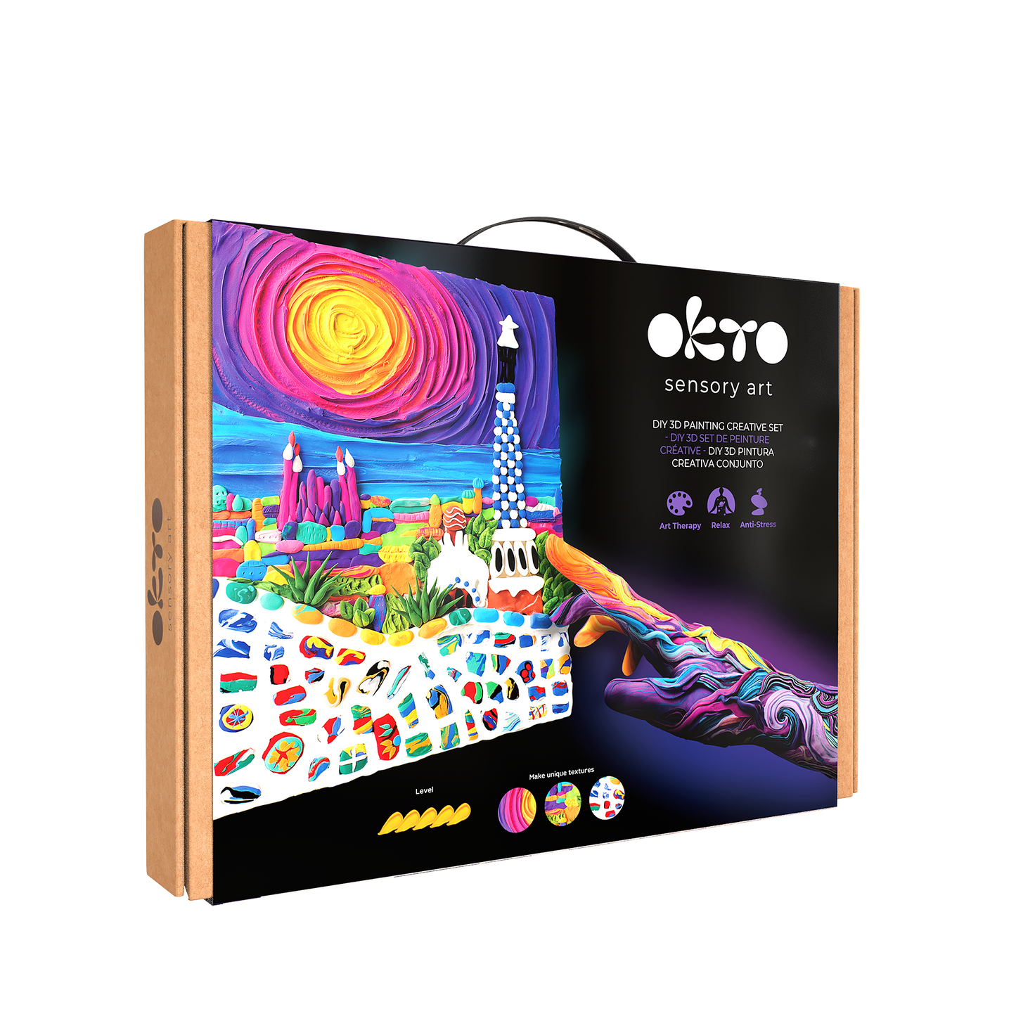 OKTO Air-Dry Clay 3D Painting Kit – #parkguellbarcelona