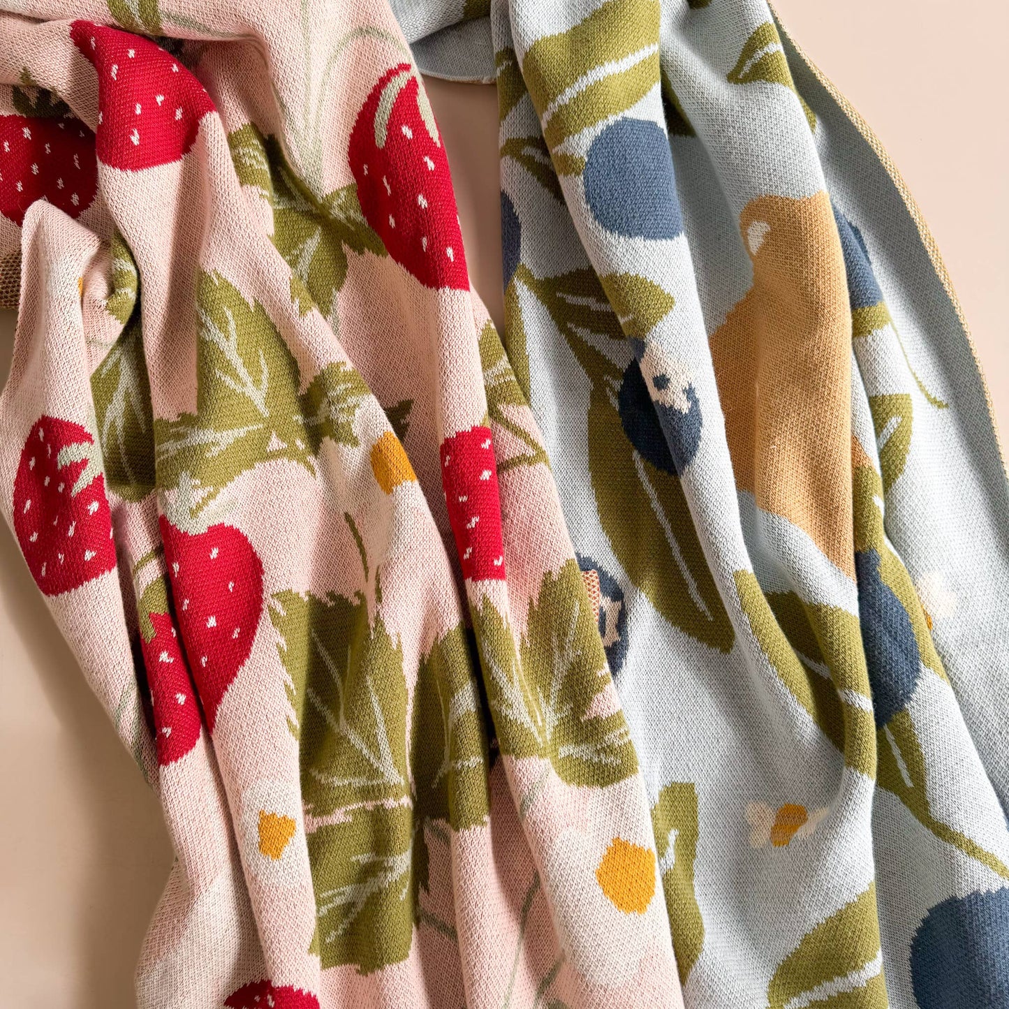 Strawberry Bunny Organic Blanket