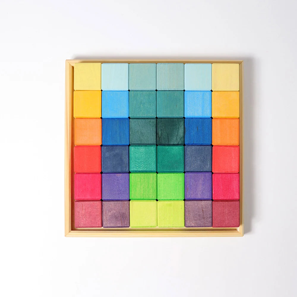 Rainbow Mosaic Blocks
