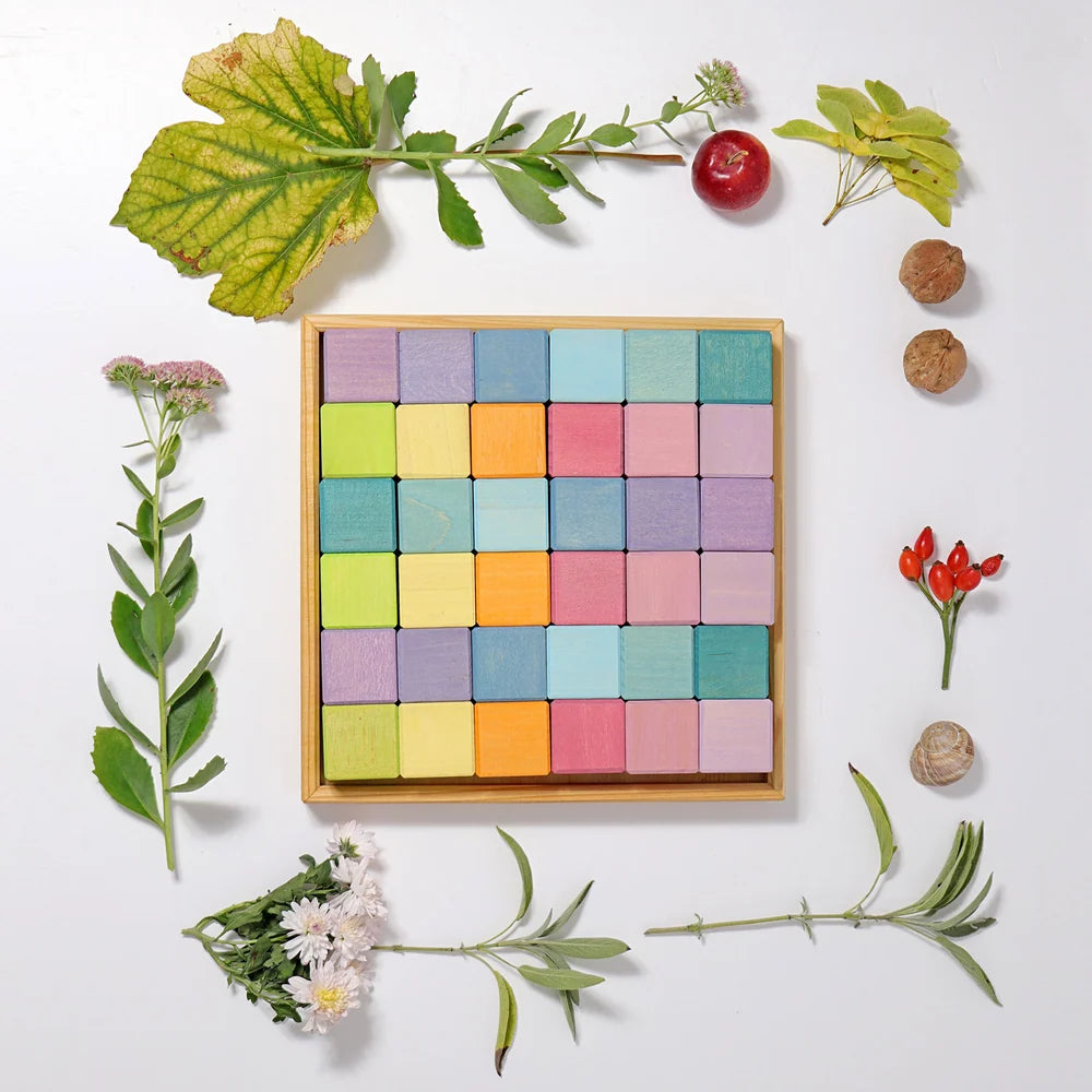 Pastel Mosaic Blocks