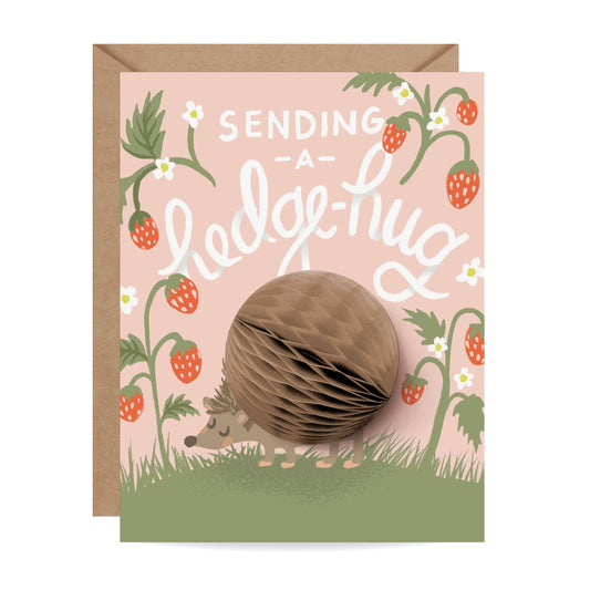 Pop-up Card - Hedgehug - Friendship/Encouragement