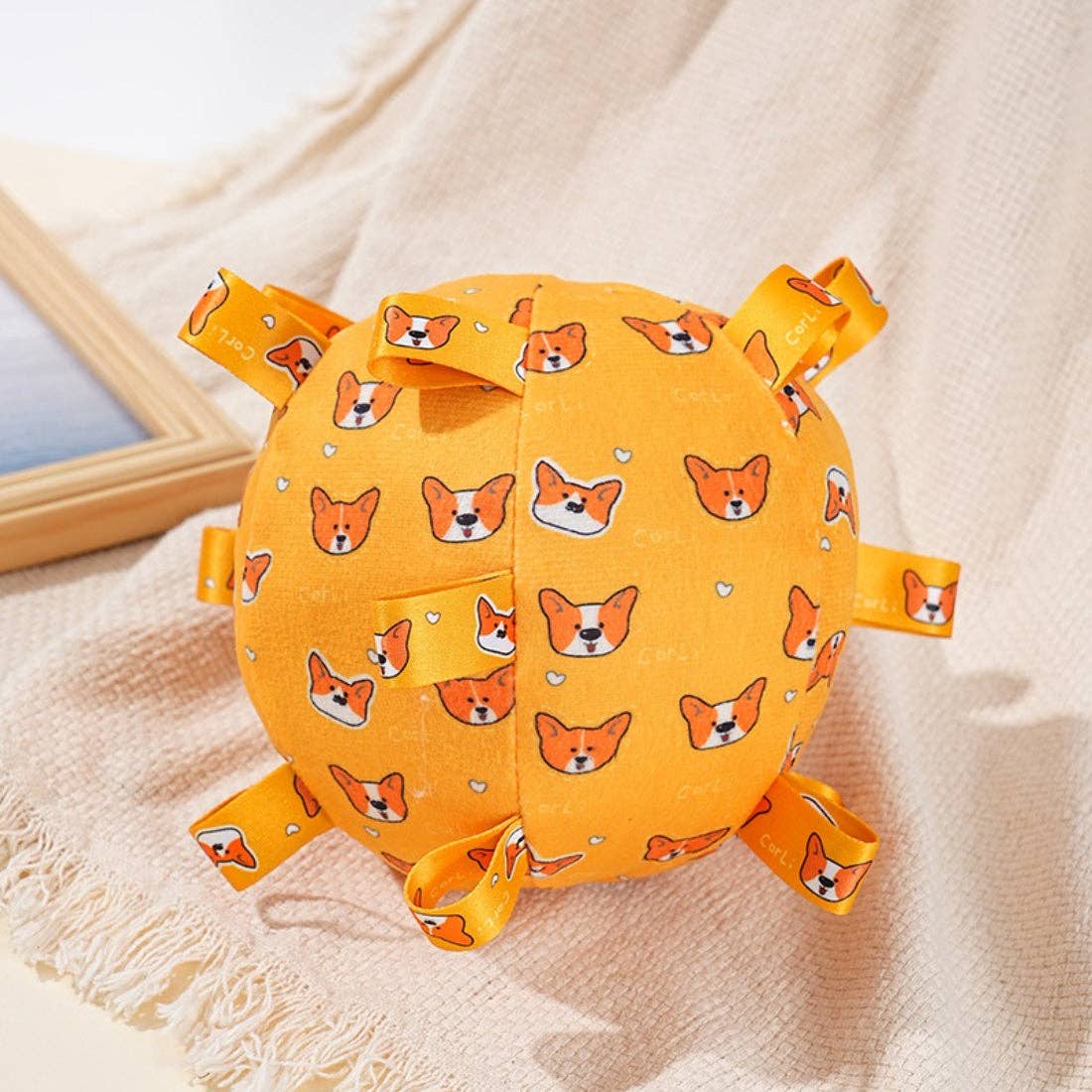 Loop Ball Tug Dog Toy