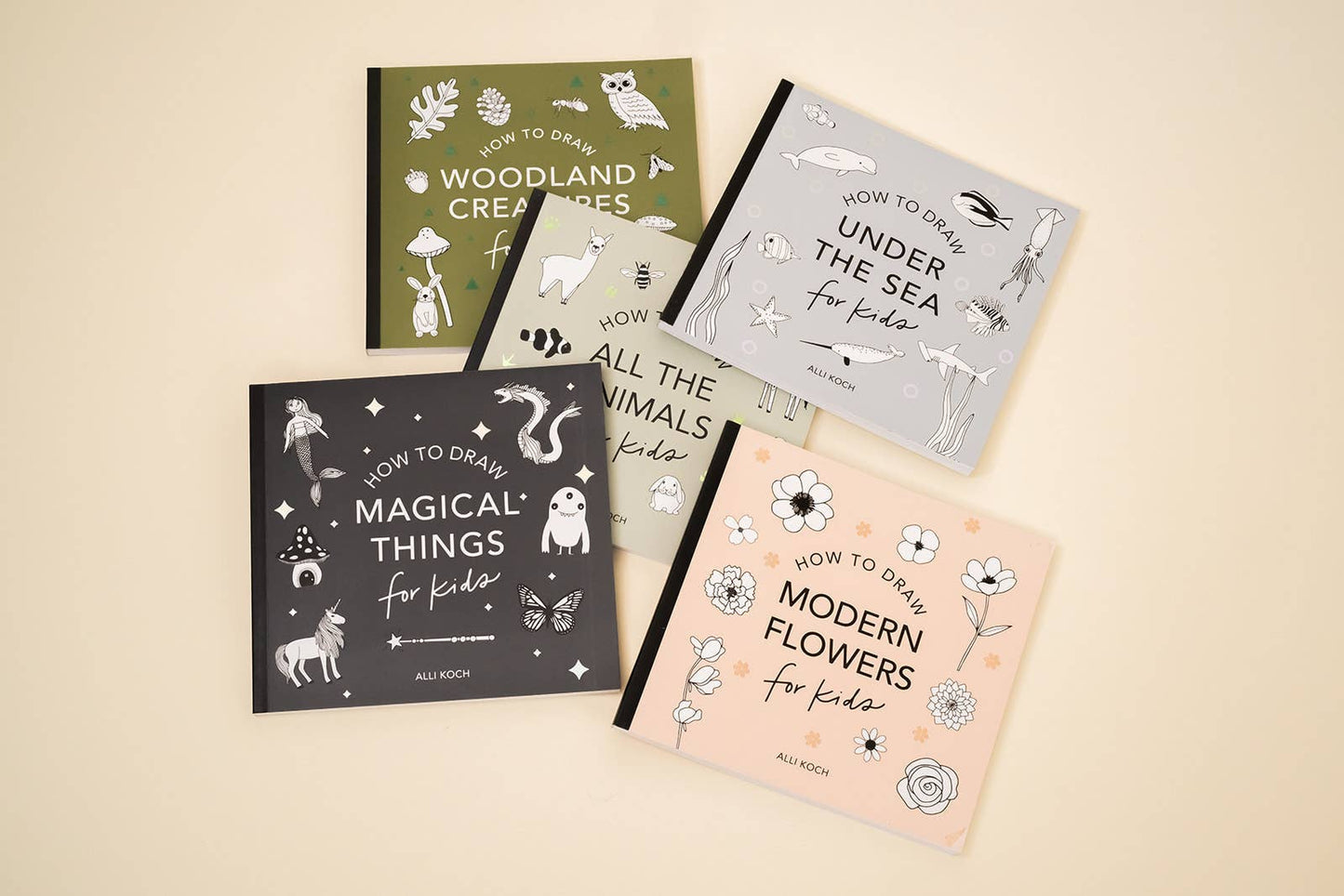 How to Draw So Many Things: Set of 5 Books for Kids