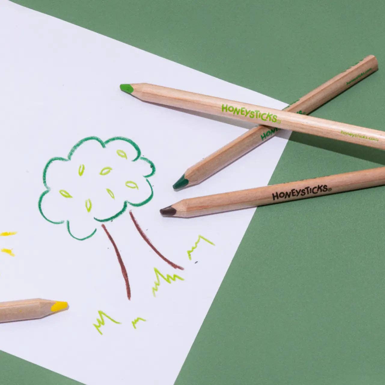 Honeysticks Magic 3-in-1 Beeswax Pencils