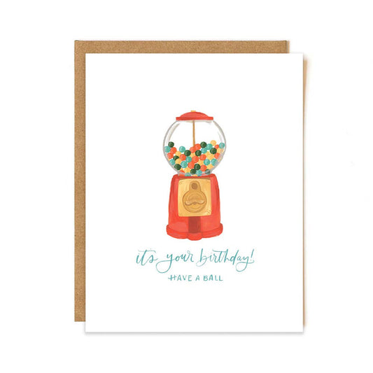 Gumball Birthday Greeting Card
