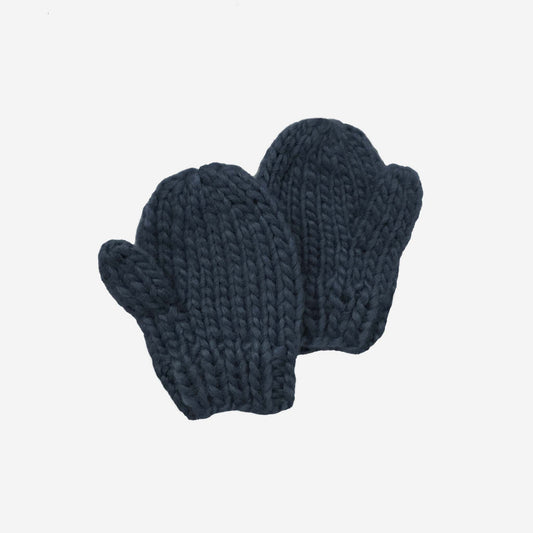 Classic Navy Mittens  S; 6-24mths
