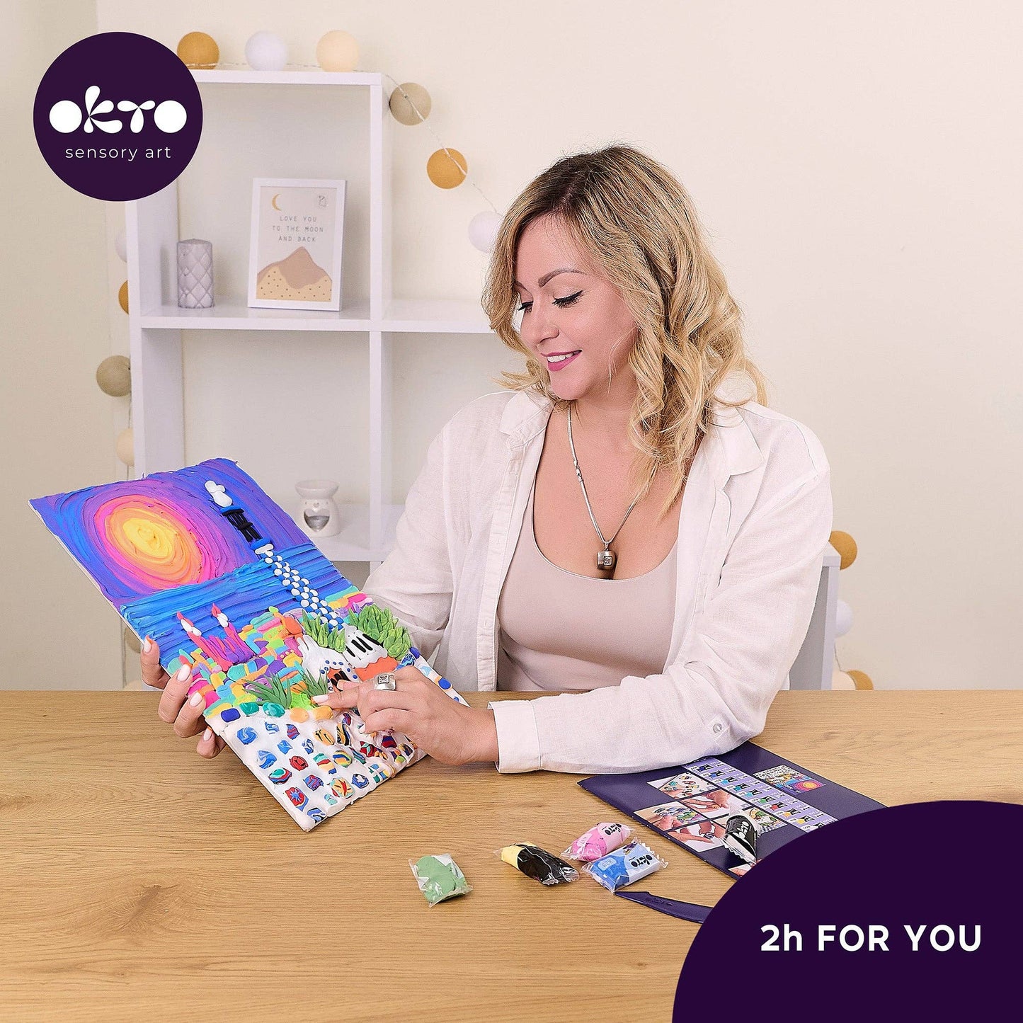 OKTO Air-Dry Clay 3D Painting Kit – #parkguellbarcelona