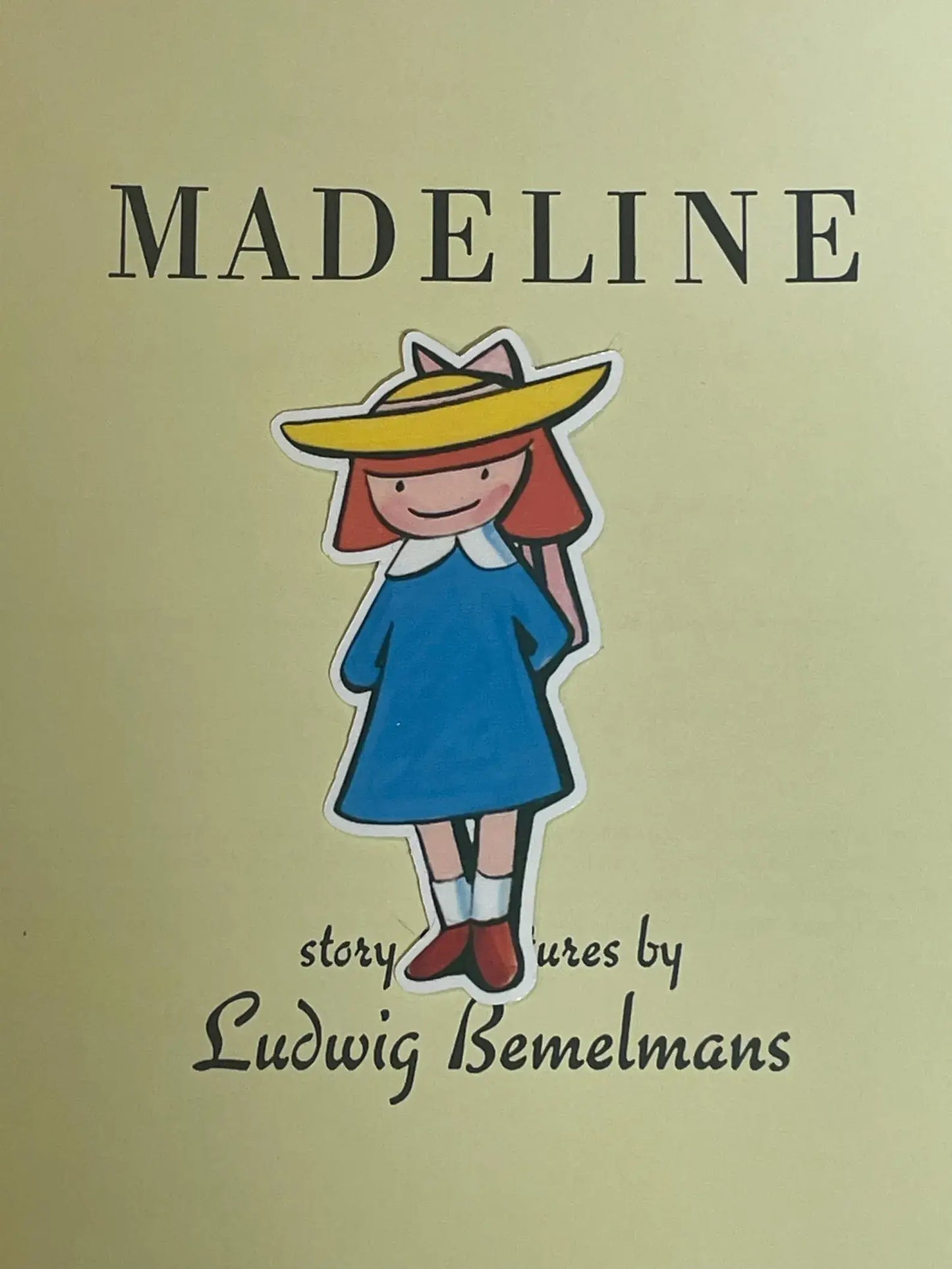 Madeline in Paris Sticker: Waterproof Vinyl Storybook Decal