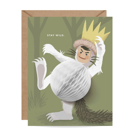 Pop-up Card - Stay Wild - Everyday