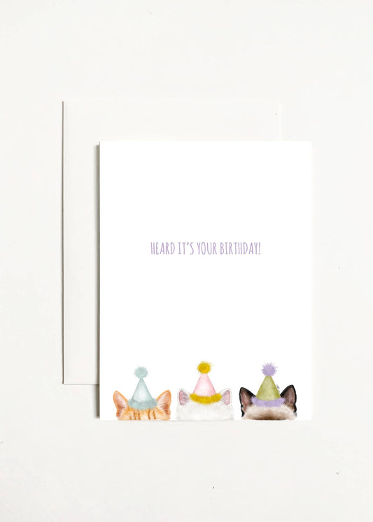 Heard It's Your Birthday! - Cats