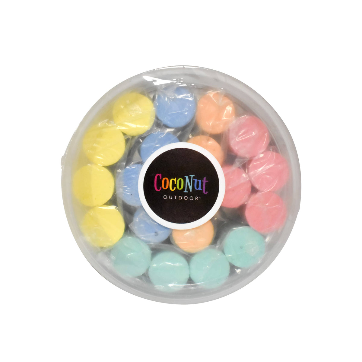 Jumbo Outdoor Sidewalk Chalk 20 Piece Bucket