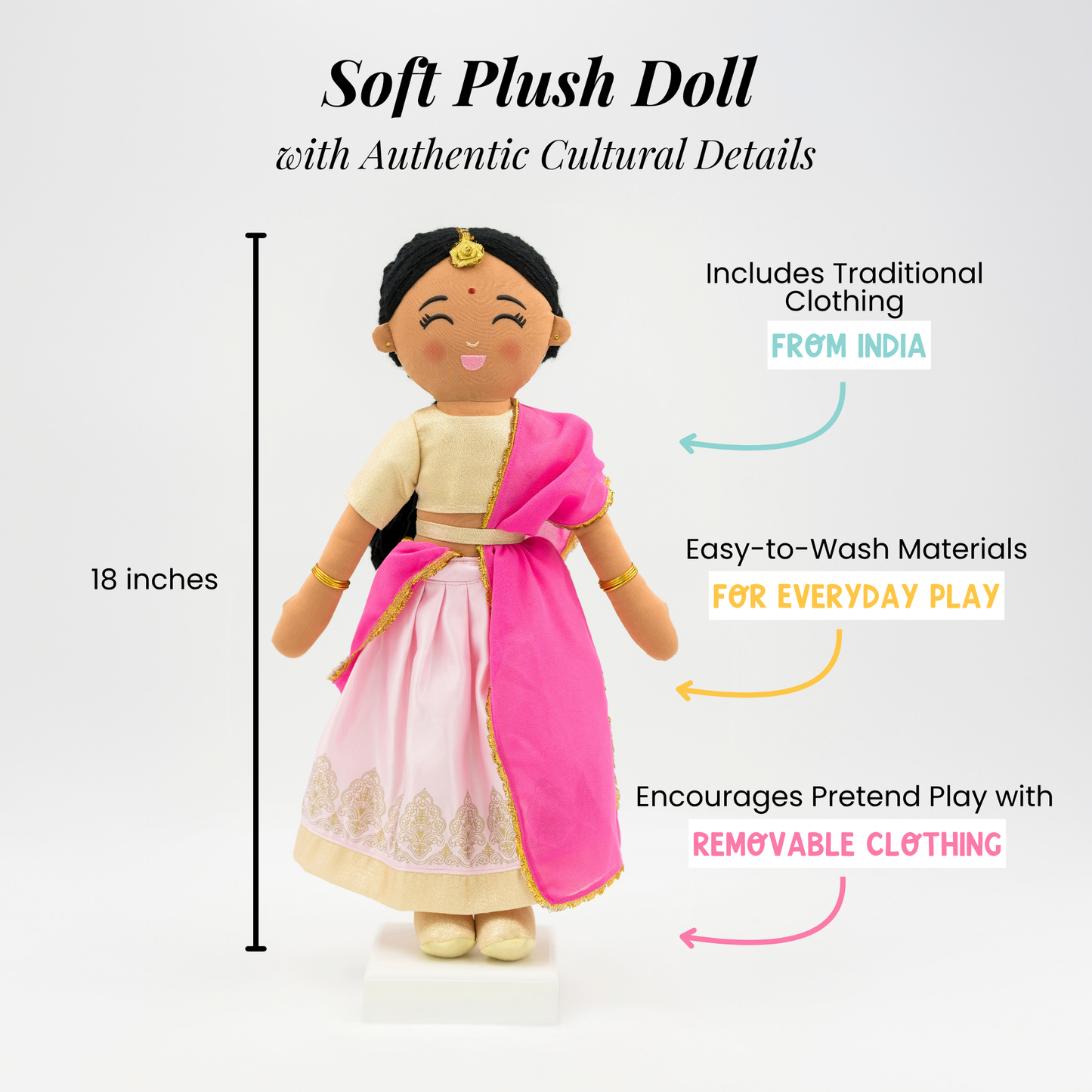 Indian 'Priya' Cultural Doll