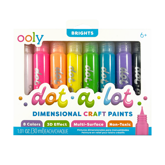 Dot-A-Lot Dimensional Craft Paint - Bright